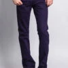 Men's Slim Fit Colored Jeans (Eggplant)