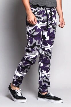 Men's Camo Jogger -Victorious JG3010 PUR 4