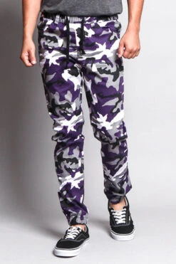 Men's Camo Jogger -Victorious JG3010 PUR 5