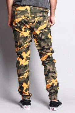 Men's Camo Jogger -Victorious JG3010 YLO 3