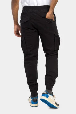 Cargo Drawstring Jogger Pants -Victorious JG3024 BLK 3