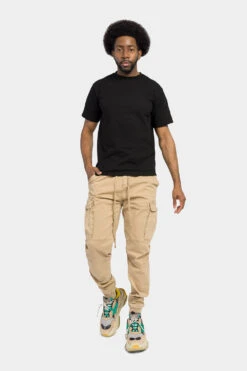 Cargo Drawstring Jogger Pants -Victorious JG3024 KHK 5