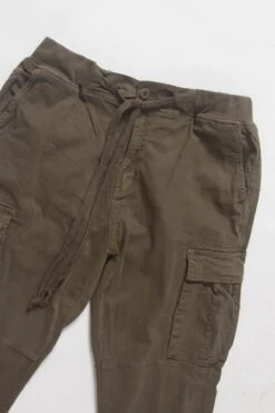Cargo Drawstring Jogger Pants -Victorious JG3024 OLV 5