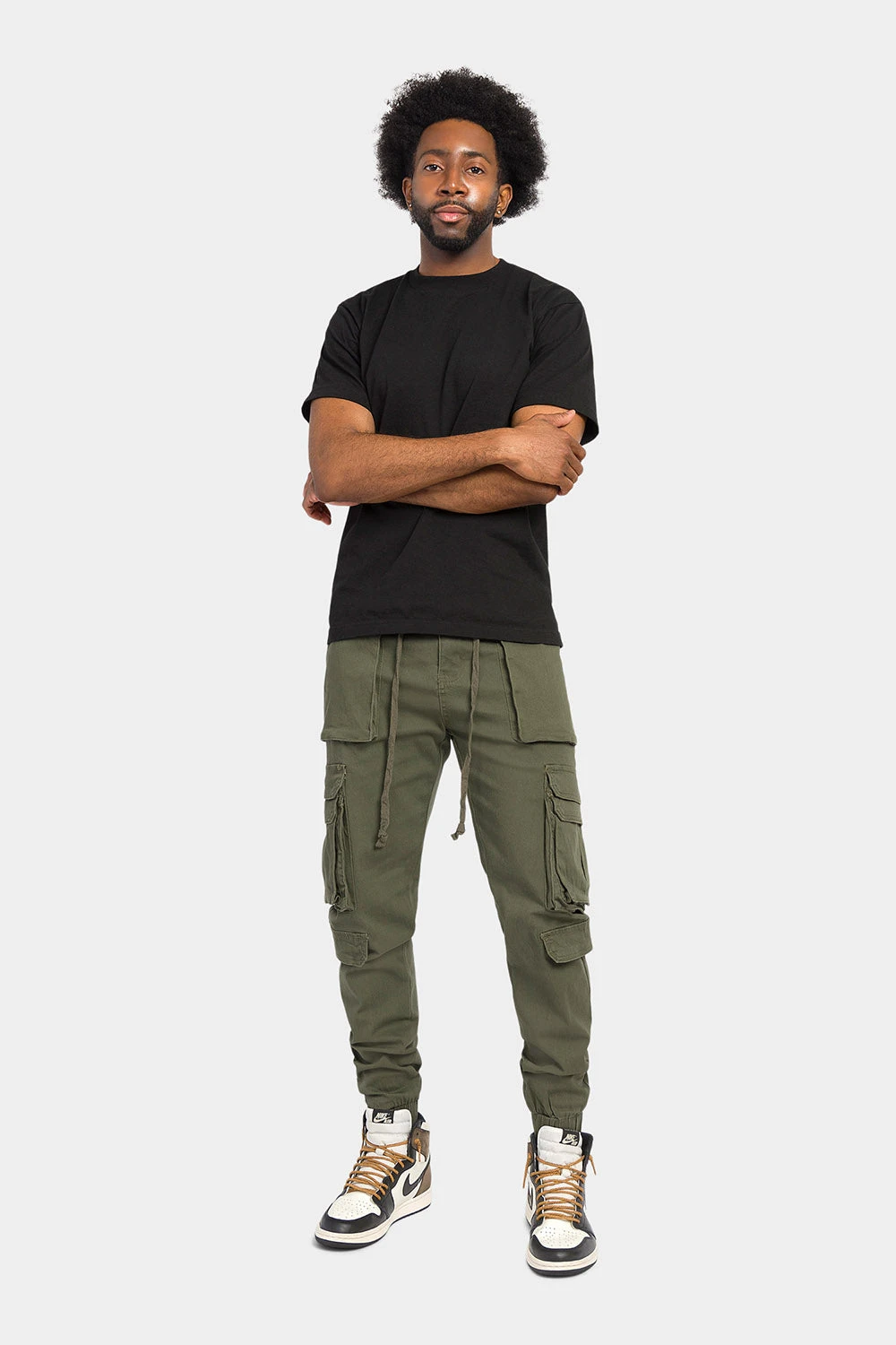 Cargo Tapered Jogger Pants 1 Cargo Tapered Jogger Pants