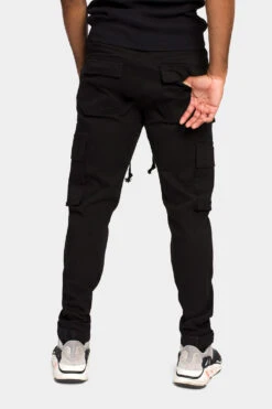 Classic Side Pocket Cargo Pants -Victorious JG3033 BLK 3