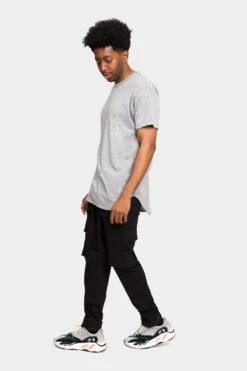 Classic Side Pocket Cargo Pants -Victorious JG3033 BLK 6