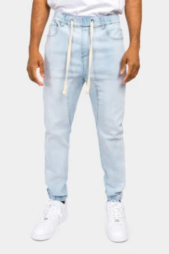Men's Essential Jogger Denim Pants -Victorious JG803 ICE 1