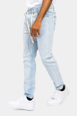 Men's Essential Jogger Denim Pants -Victorious JG803 ICE 2