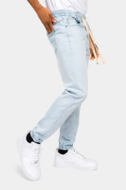 Men's Essential Jogger Denim Pants -Victorious JG803 ICE 4