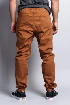 Men's Jogger Twill Pants (Dark Wheat) -Victorious JG804 DKW 3 37c1988e 36e7 4770 b2e0 4c1694f91d0d