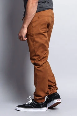 Men's Jogger Twill Pants (Dark Wheat) -Victorious JG804 DKW 4 41b87c94 6aee 4810 83fd 58588614a681