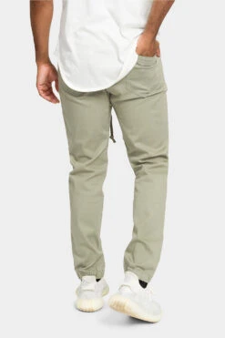 Men's Jogger Twill Pants (Jade) -Victorious JG804 JAD 3