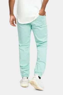 Men's Jogger Twill Pants (Mint) -Victorious JG804 MINT 3