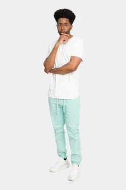Men's Jogger Twill Pants (Mint) -Victorious JG804 MINT 5