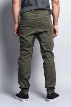 Men's Jogger Twill Pants (Olive) -Victorious JG804 OLV 3 6e48de20 9f13 4175 b723 f32859fcb9dd