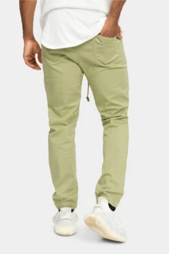 Men's Jogger Twill Pants (Pistachio) -Victorious JG804 PISTACHIO 3