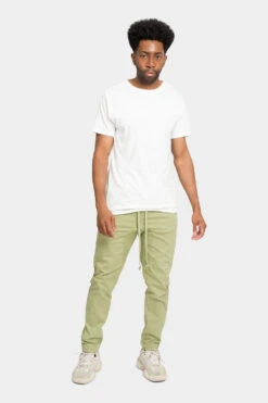 Men's Jogger Twill Pants (Pistachio) -Victorious JG804 PISTACHIO 5