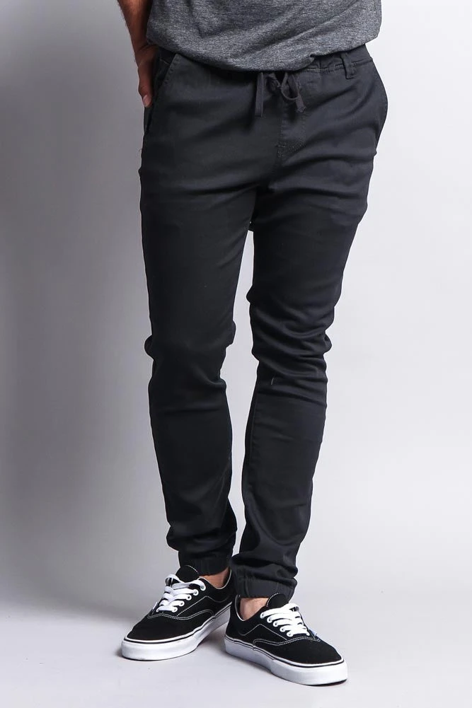 Men's Slant-Pocket Skinny Joggers 16 Men's Slant-Pocket Skinny Joggers - Image 16