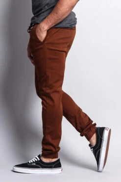 Men's Slant-Pocket Skinny Joggers 37 Men's Slant-Pocket Skinny Joggers -Victorious JG876 DDW 2