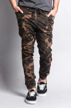 Men's Joggers With Side Hip Pockets -Victorious JG899 CAM 5