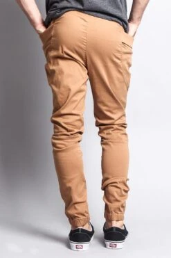 Men's Joggers With Side Hip Pockets -Victorious JG899 WHE 3