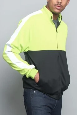 Tri-Colored Track Jacket -Victorious JK5010 FZN 4