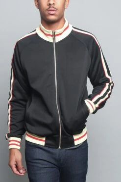 G Track Jacket -Victorious JK5014 BLK 1