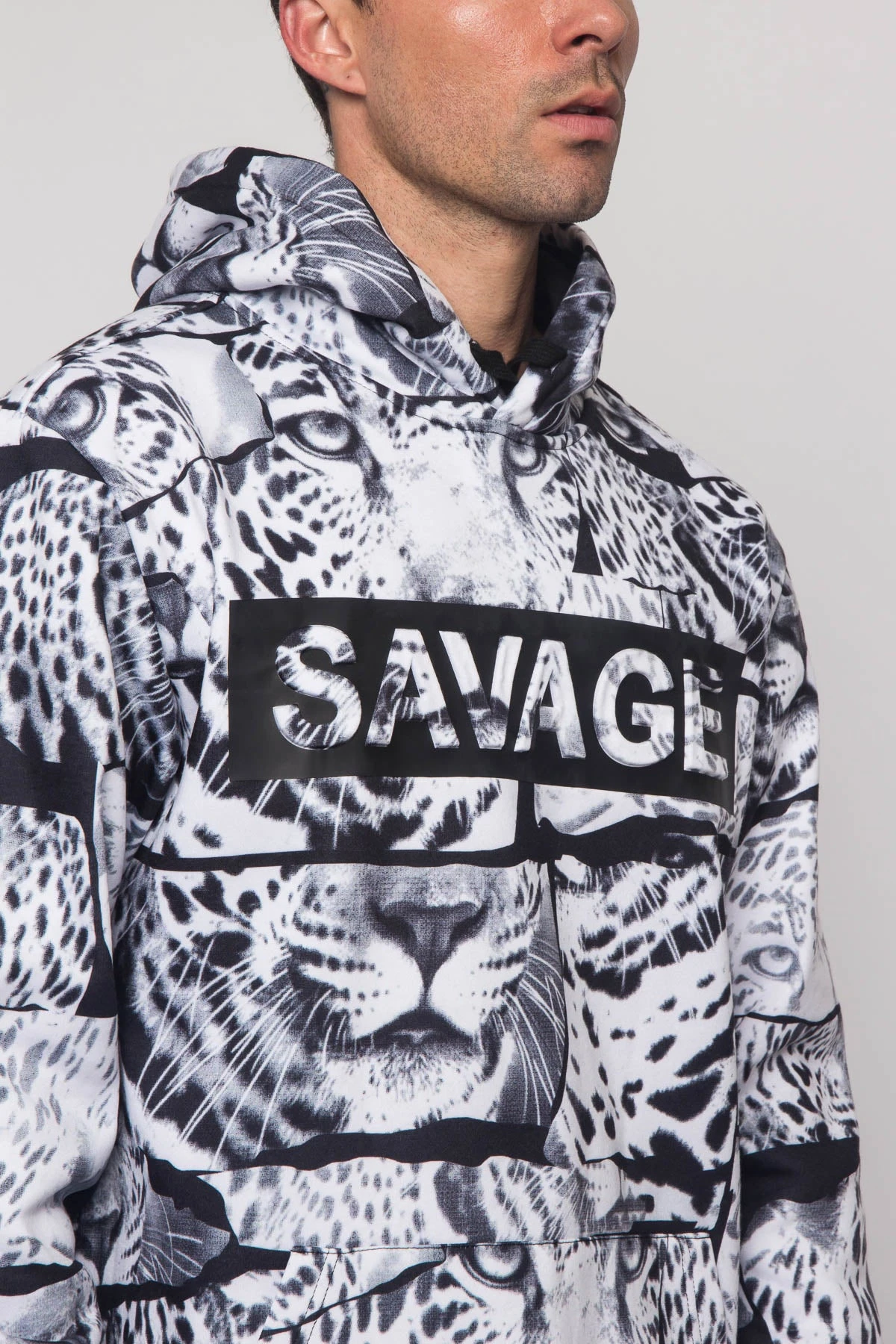 Savage Leopard Fleece Pullover 7 Savage Leopard Fleece Pullover - Image 7