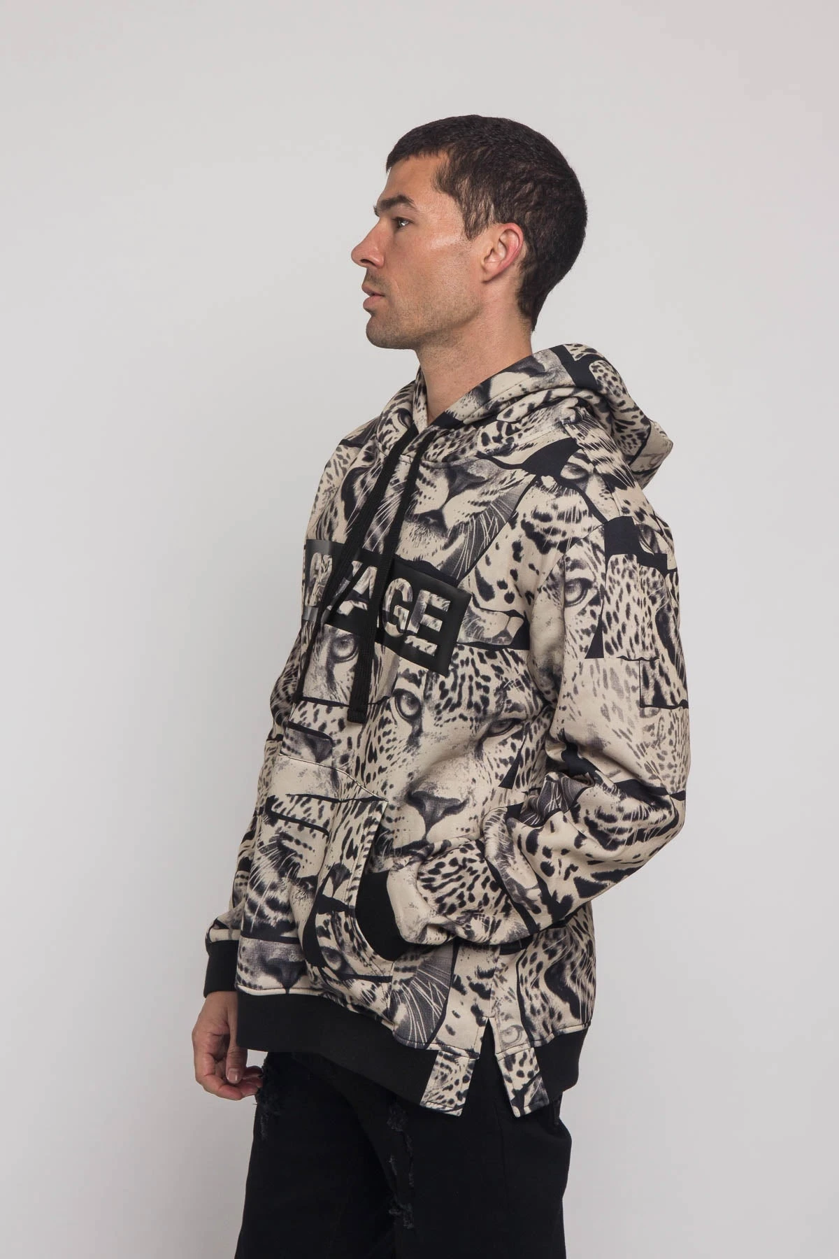 Savage Leopard Fleece Pullover 9 Savage Leopard Fleece Pullover - Image 9