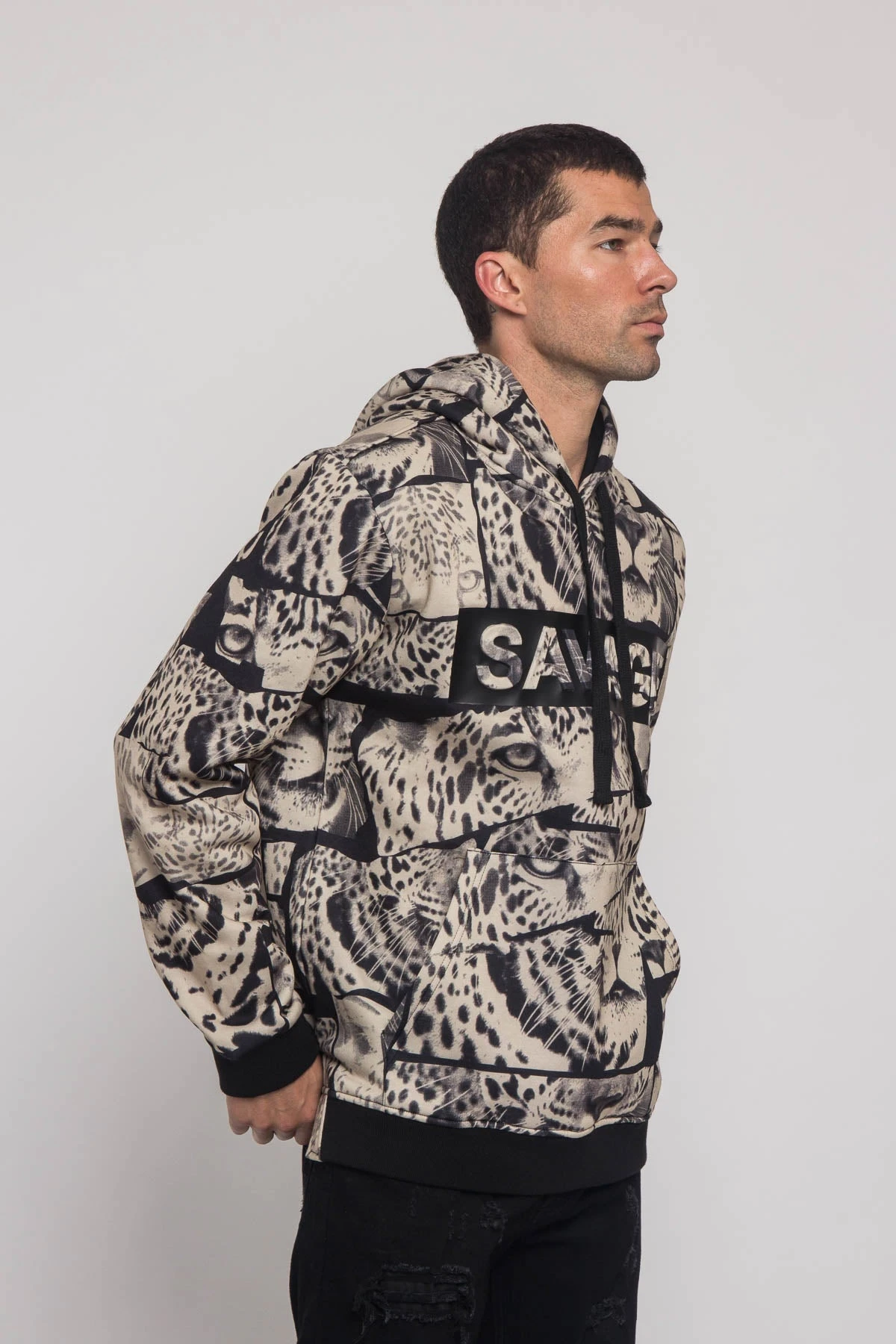 Savage Leopard Fleece Pullover 11 Savage Leopard Fleece Pullover - Image 11