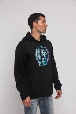 Iridescent Tiger Hoodie -Victorious JK5027 BLK 4