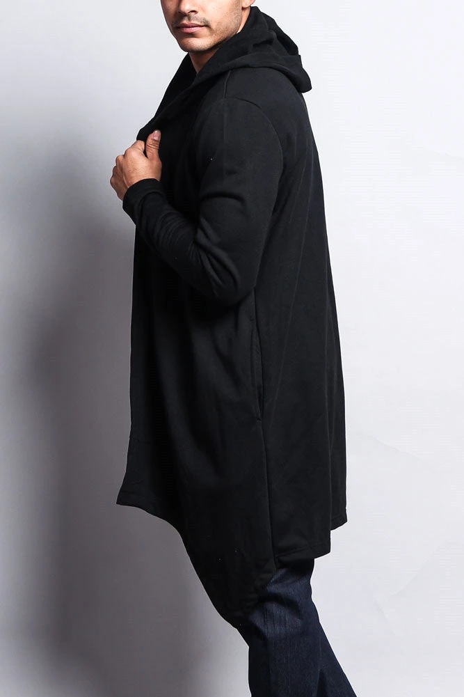 Long Length Drape Cape Cardigan Hoodie 3 Long Length Drape Cape Cardigan Hoodie - Image 3