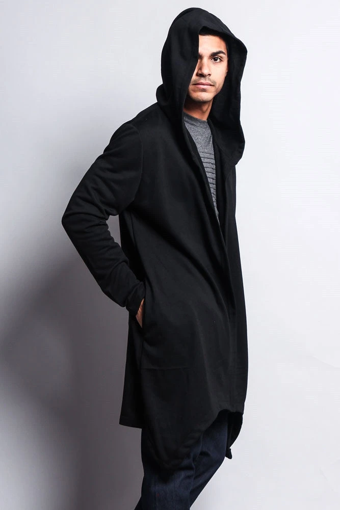 Long Length Drape Cape Cardigan Hoodie 8 Long Length Drape Cape Cardigan Hoodie - Image 8