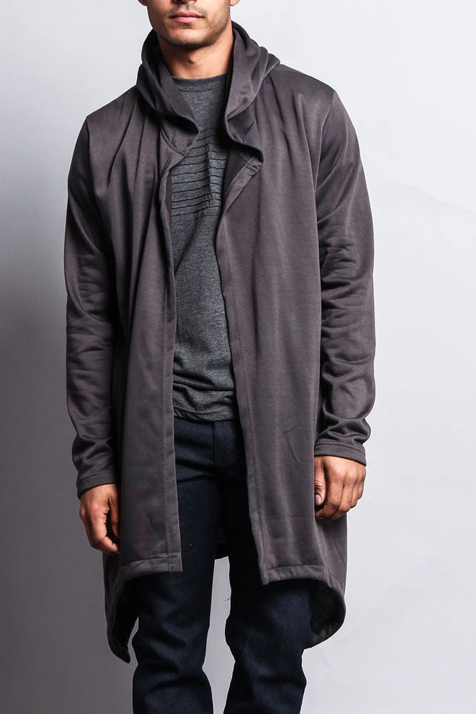 Long Length Drape Cape Cardigan Hoodie 10 Long Length Drape Cape Cardigan Hoodie - Image 10