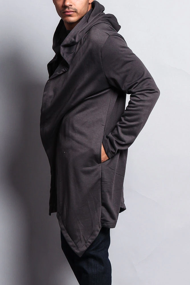 Long Length Drape Cape Cardigan Hoodie 11 Long Length Drape Cape Cardigan Hoodie - Image 11