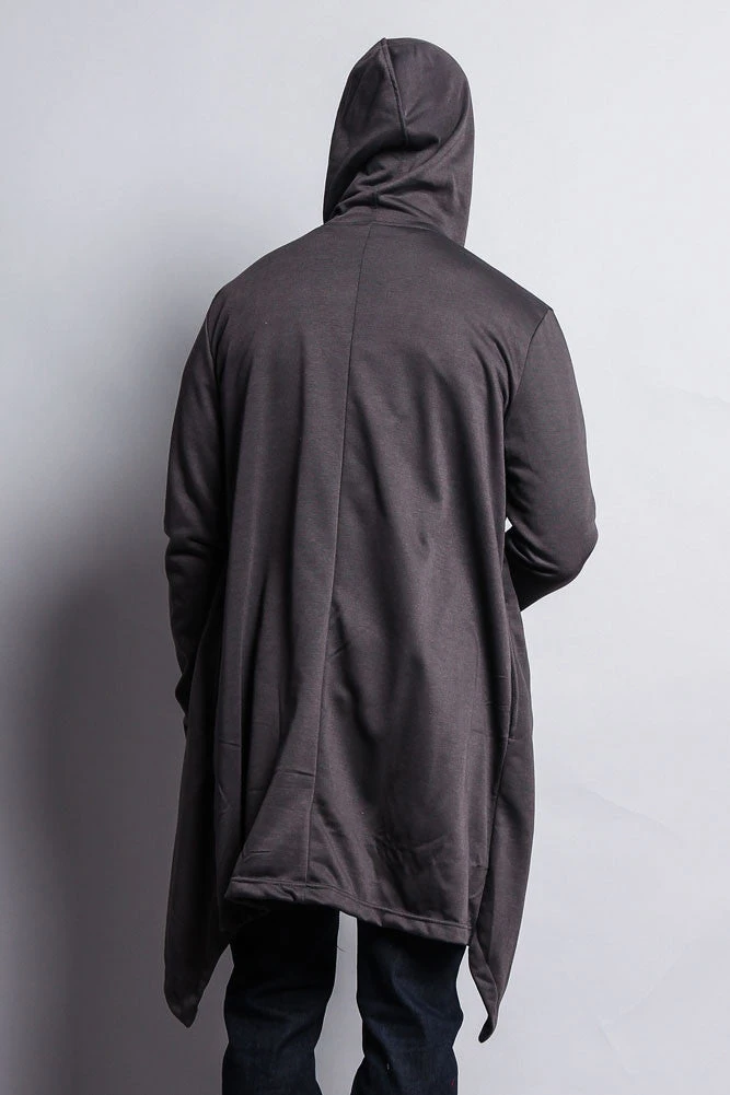 Long Length Drape Cape Cardigan Hoodie 12 Long Length Drape Cape Cardigan Hoodie - Image 12