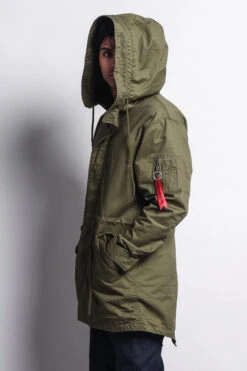 MA-1 Bomber Style Anorak Jacket -Victorious JK715 OLV 5