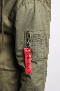 MA-1 Bomber Style Anorak Jacket -Victorious JK715 OLV 7