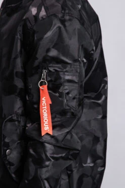 Lightweight Tonal Camo Bomber Flight Jacket 24 Lightweight Tonal Camo Bomber Flight Jacket -Victorious JK774 BLK 6