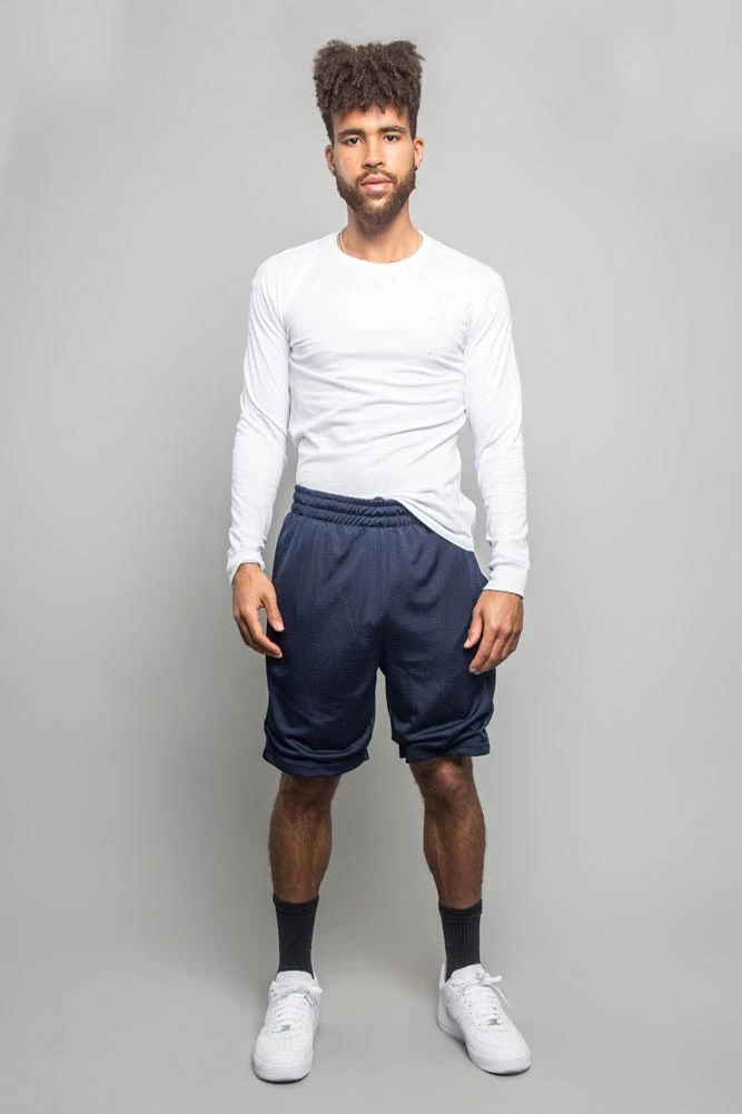 Basic Mesh Basketball Shorts 8 Basic Mesh Basketball Shorts - Image 8