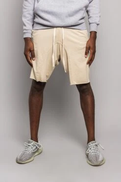 Dropped Crotch Sweat Shorts -Victorious JS15 KHK 1