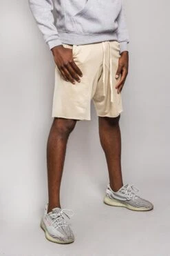 Dropped Crotch Sweat Shorts -Victorious JS15 KHK 4