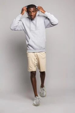 Dropped Crotch Sweat Shorts -Victorious JS15 KHK 6