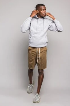 Dropped Crotch Sweat Shorts -Victorious JS15 OLV 6