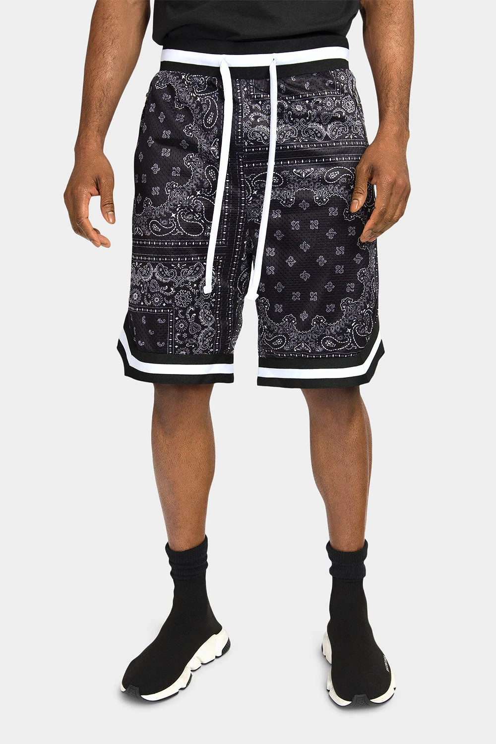 Pro Bandana Paisley Basketball Shorts 2 Pro Bandana Paisley Basketball Shorts - Image 2