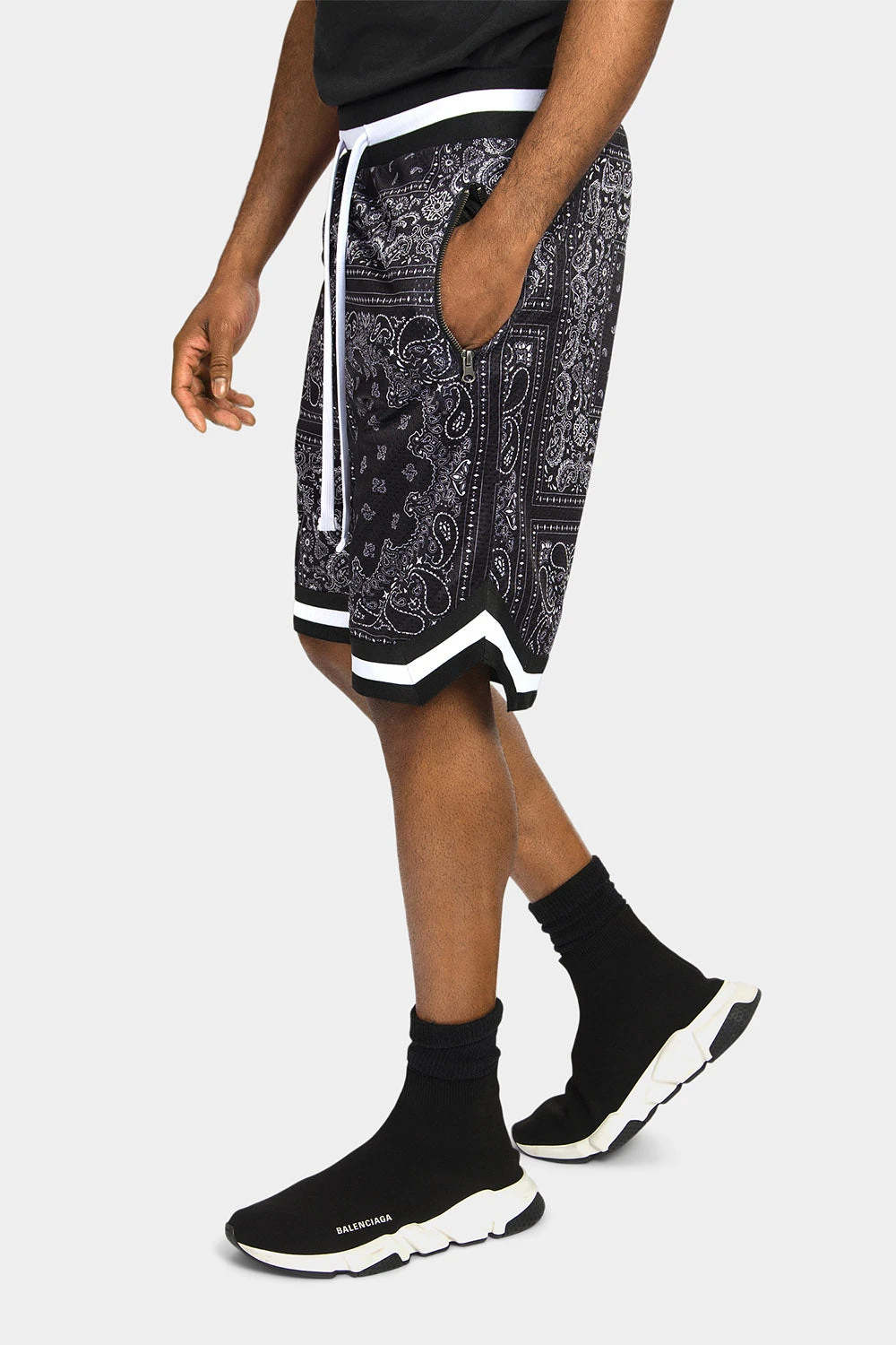 Pro Bandana Paisley Basketball Shorts 3 Pro Bandana Paisley Basketball Shorts - Image 3