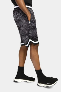 Pro Bandana Paisley Basketball Shorts 24 Pro Bandana Paisley Basketball Shorts -Victorious JS17 BLN 4