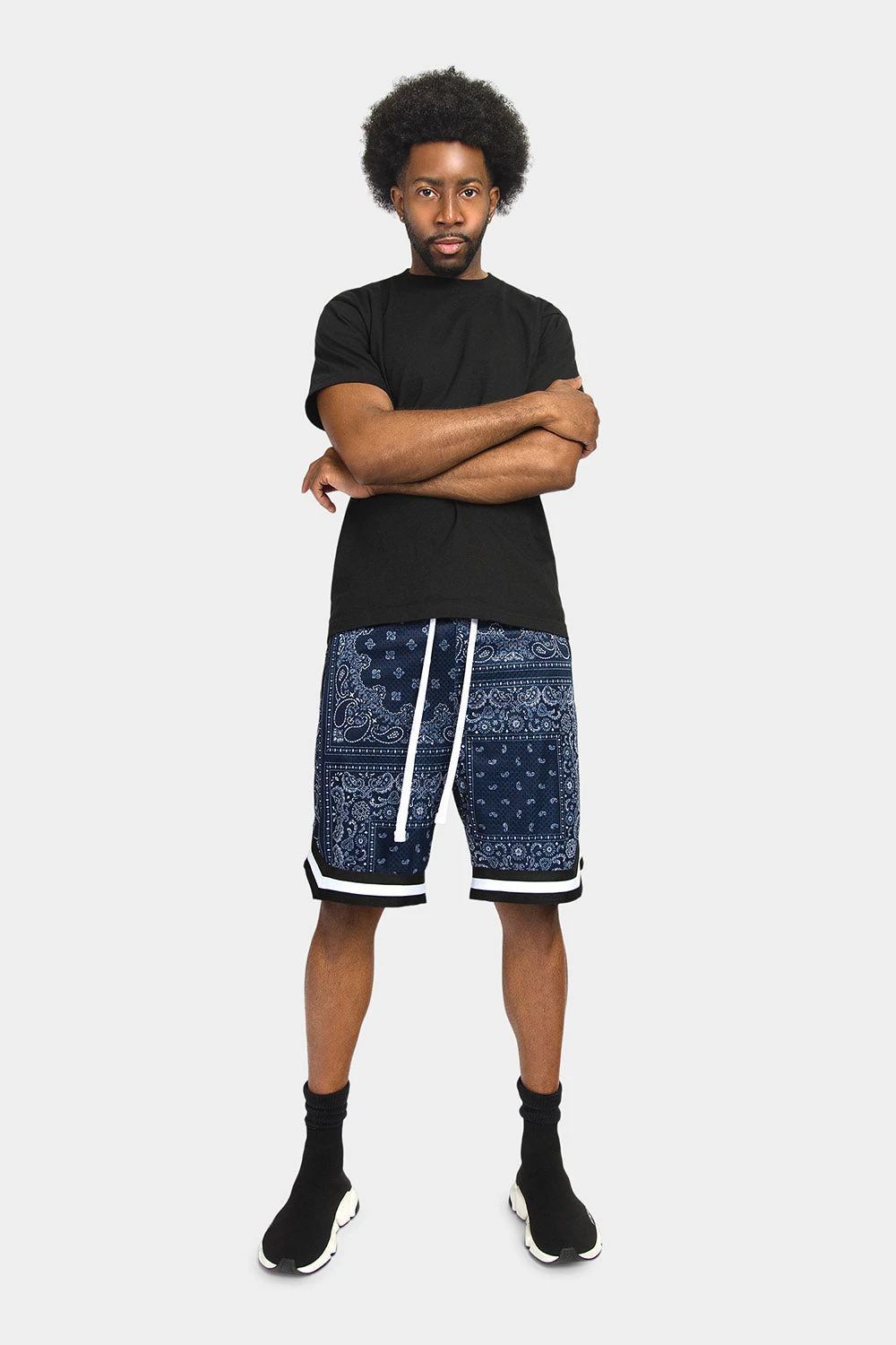 Pro Bandana Paisley Basketball Shorts 6 Pro Bandana Paisley Basketball Shorts - Image 6