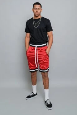 Essential Pro Basketball Shorts 38 Essential Pro Basketball Shorts -Victorious JS17 RED 6