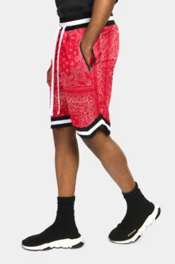 Pro Bandana Paisley Basketball Shorts 37 Pro Bandana Paisley Basketball Shorts -Victorious JS17 REN 2